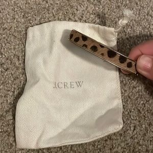 J Crew Real Calf Hair Gold Bracelet